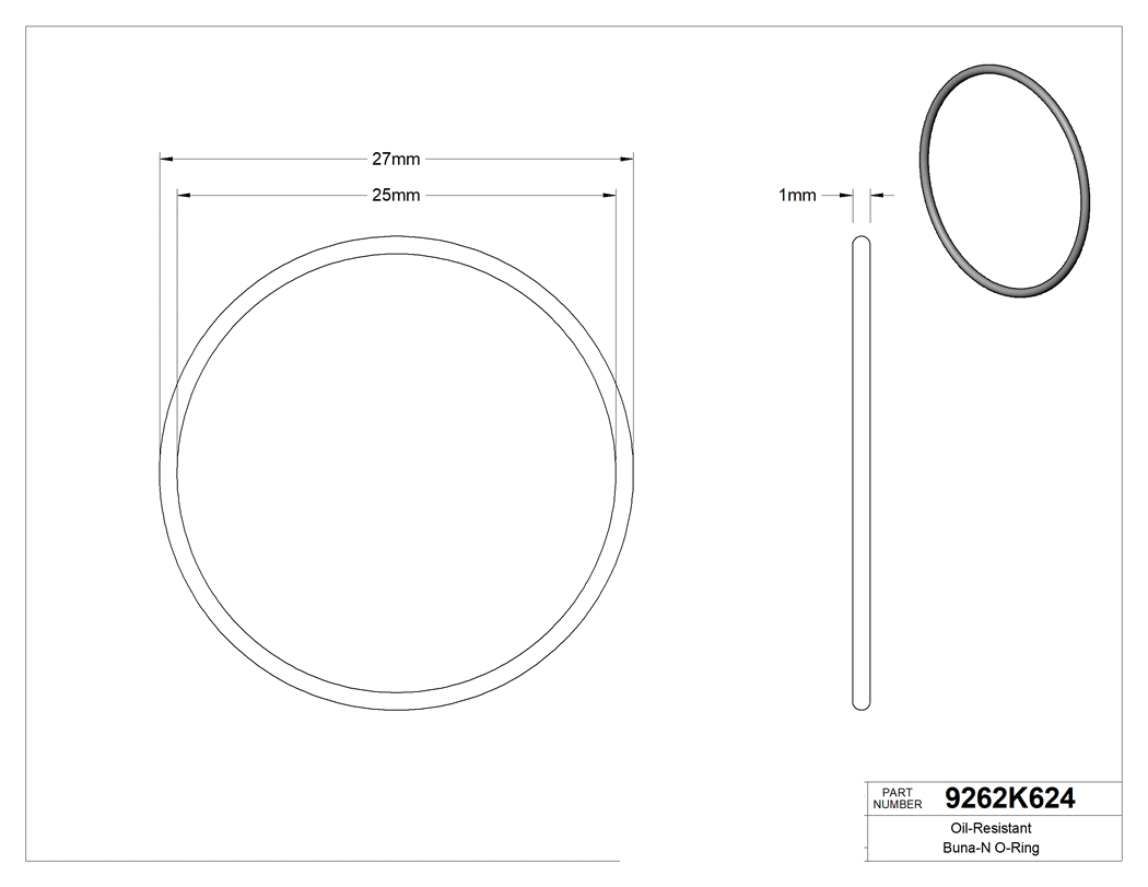 Technical drawing - 9262K624